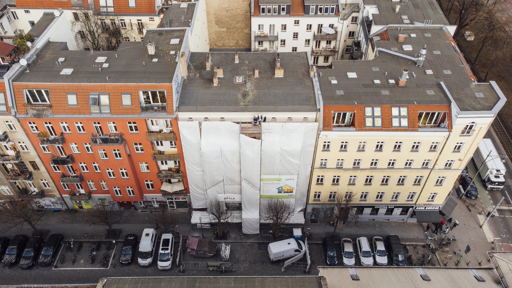 BRALE Baustelle aus der Vogelperspektive
