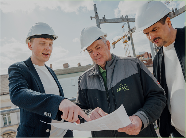 Brale Energy Sanierungsarbeiten auf dem Dach
