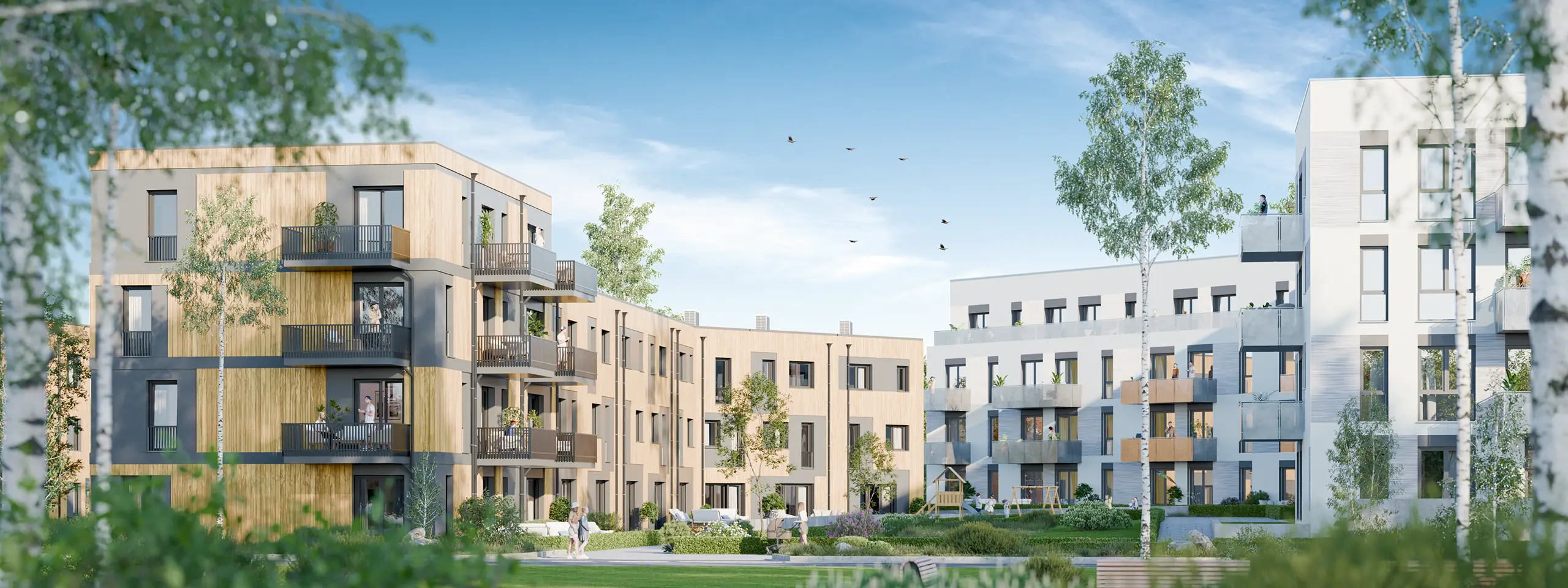 Bauteil C D Exterior With People